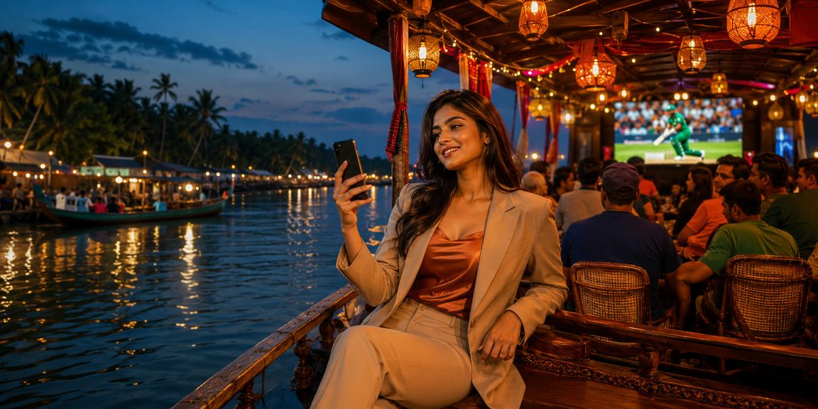 সুন্দরবন অঞ্চলে ক্রিকেট বেটিং উপভোগ করছেন একজন ব্যবহারকারী